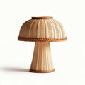 Lampa stołowa rattanowa w kolorze naturalnym 30 x 30 x 45cm